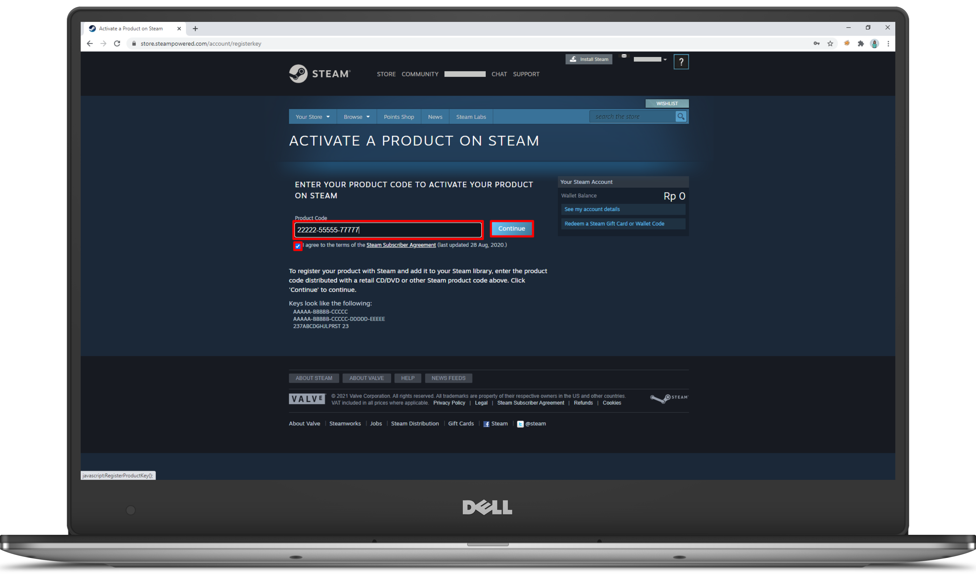 How To Activate Steam Game Code 台灣地區 (Taiwan)